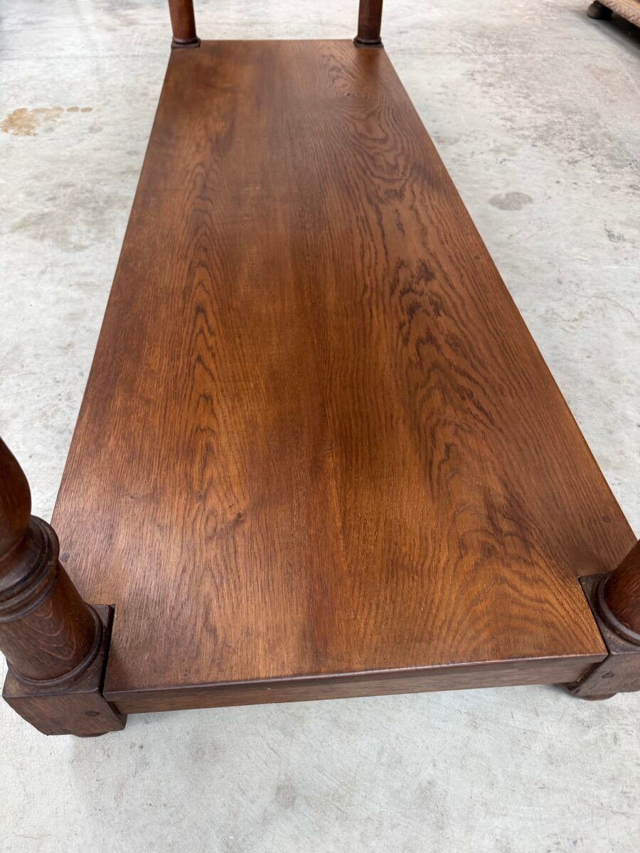 Draper's table from the early 20th century in oak