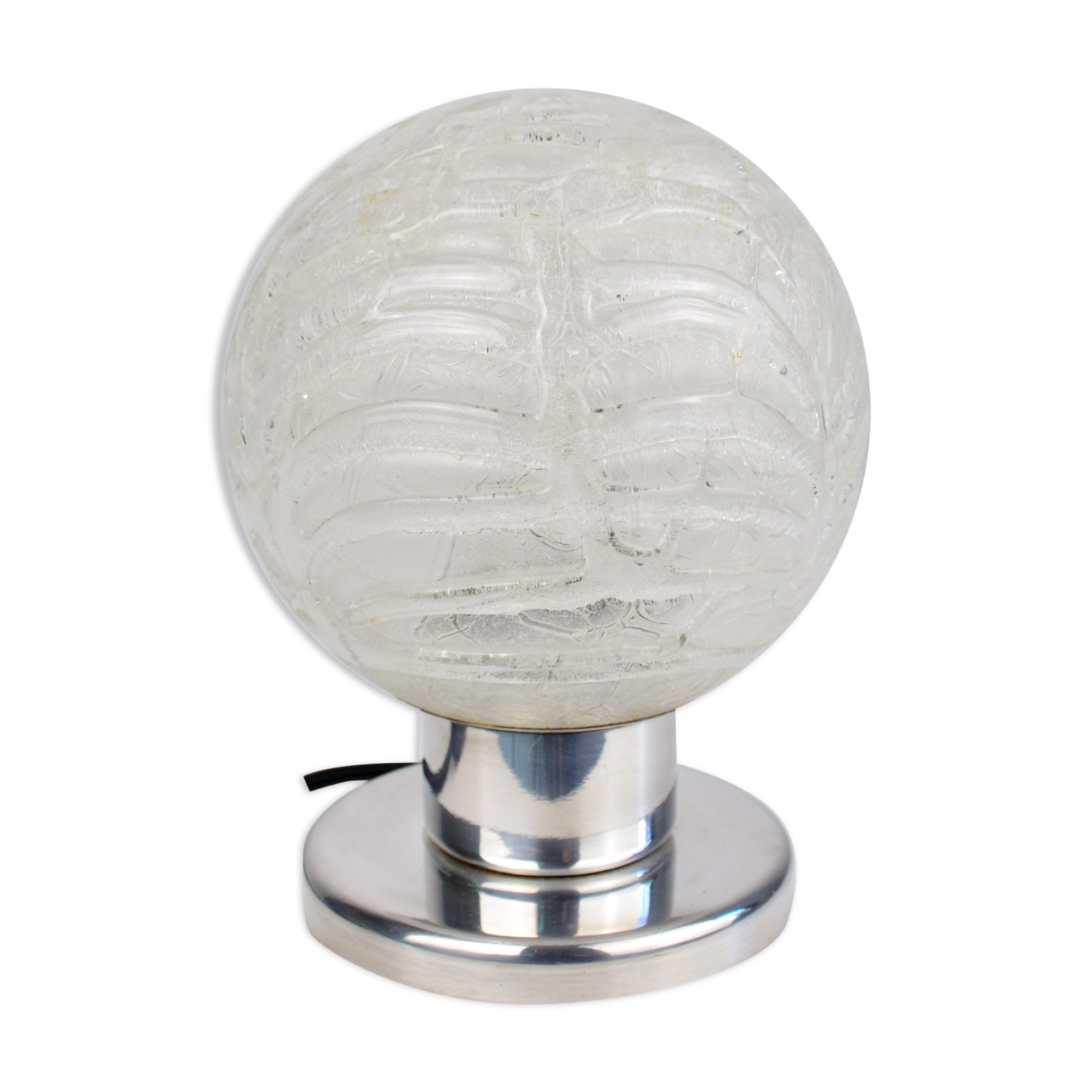 Mid Century table lamp by Doria Leuchten, Murano glass
