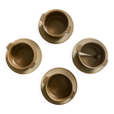 Stoneware plates and bowls set