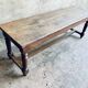 Banc pieds tournés