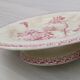 Cake dish on foot in iron earth of Gien model Pink hawthorn