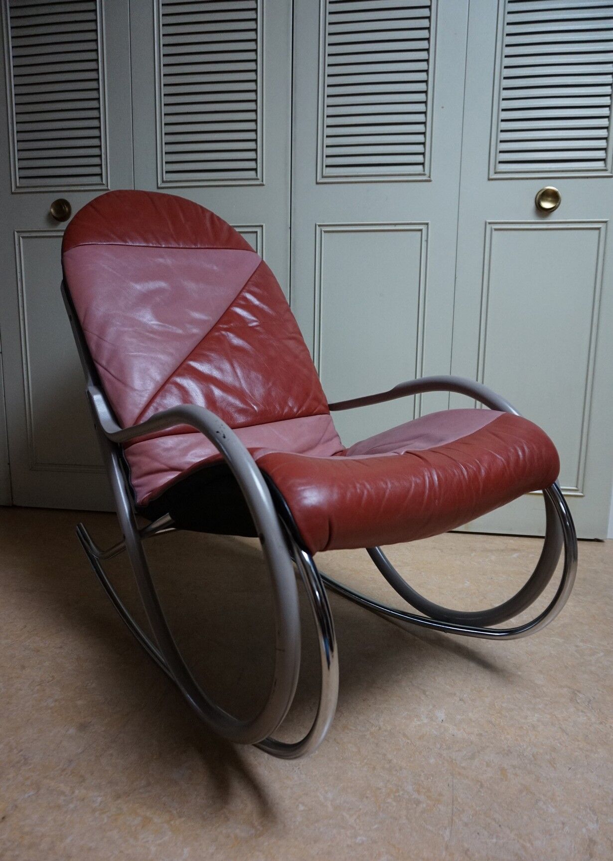 Swiss Nonna Rocking Chair by Paul Tuttle for Sträslle, 1970's