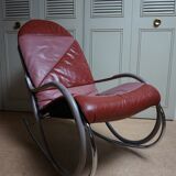 Swiss Nonna Rocking Chair by Paul Tuttle for Sträslle, 1970's