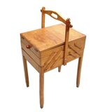 Old large wooden worker - Torck sewing box