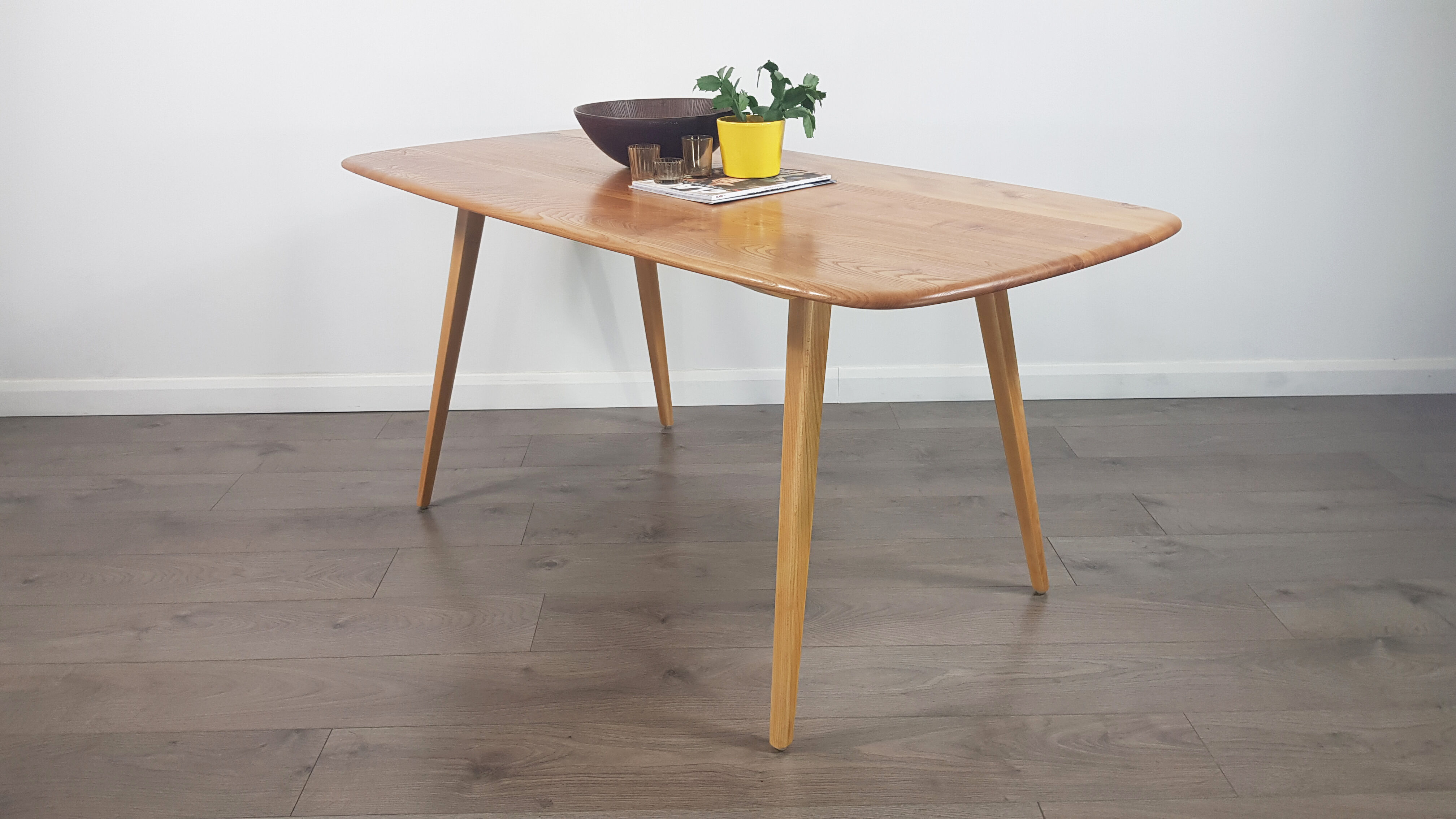 Mid Century Plank Dining Table by Lucian Ercolani for Ercol, 1960s