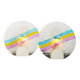 Paire d'appliques série "Disco", Toffoli, Italie, 1980s