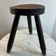 Tripod stool in solid wood — Charlotte Perriand spirit