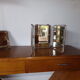 Old tryptic barber mirror