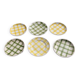 6 dessert plates