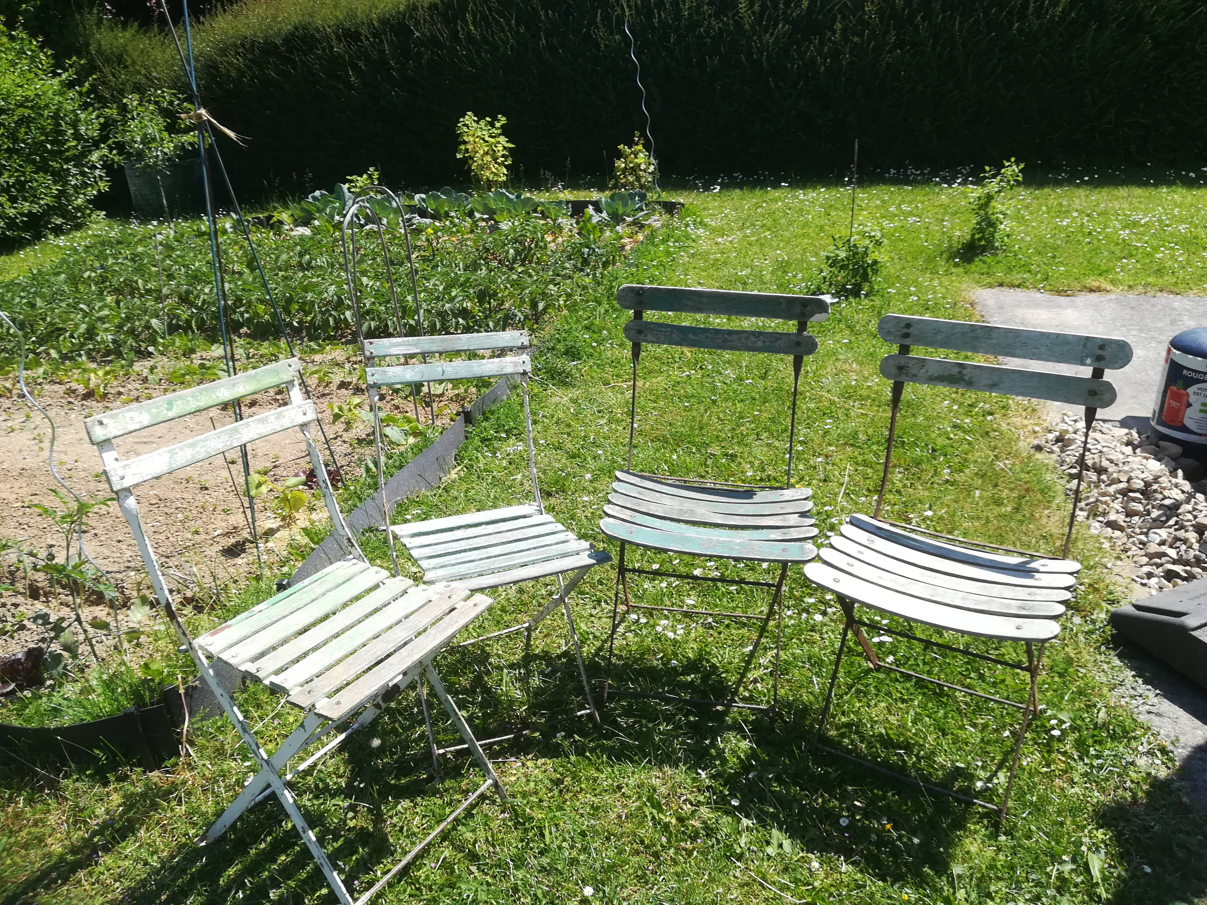Chaises de jardin