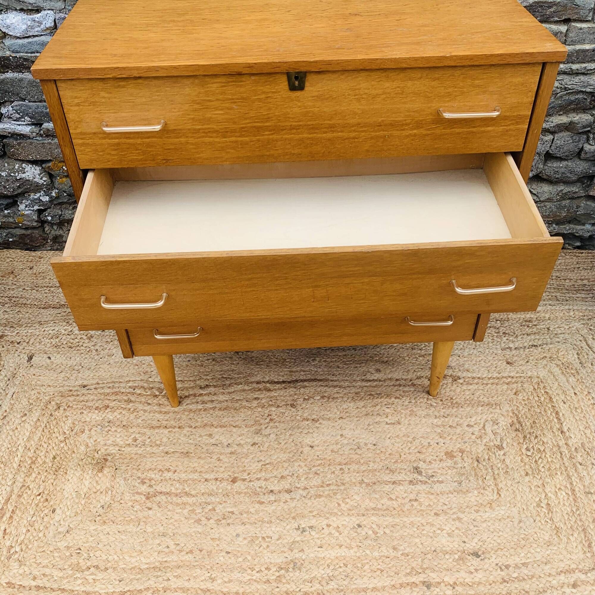 Vintage chest of drawers with 4 drawers – 1960s/70s