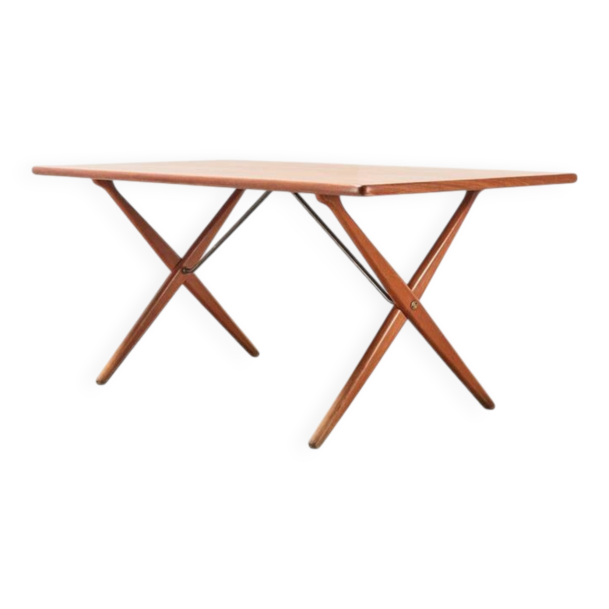Table à manger AT-303 Sawhorse de Hans Wegner pour Andreas Tuck Danemark 1955