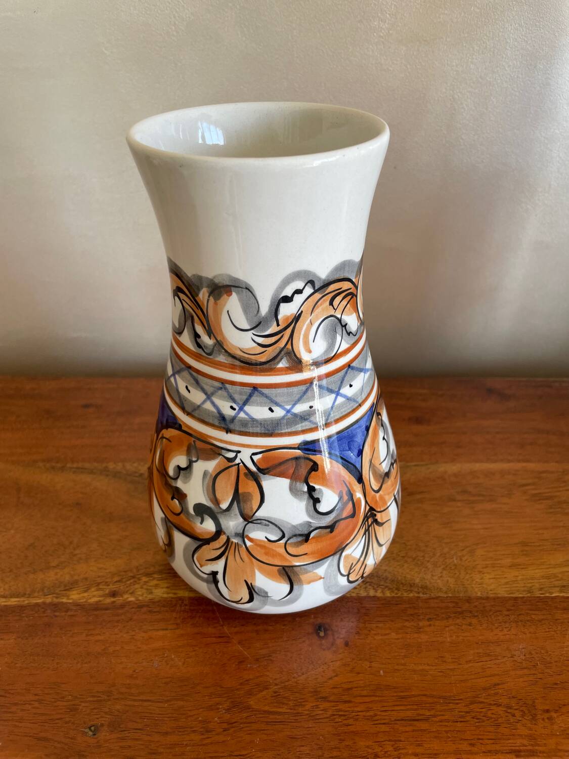 Hand painted vase Portugal