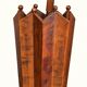 Porte-parapluies en bois massif sculpté, art deco