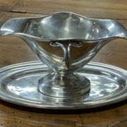 Saucière Christofle en métal argenté