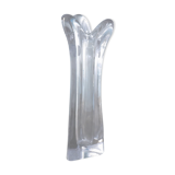 Vase en cristal à base triangulaire