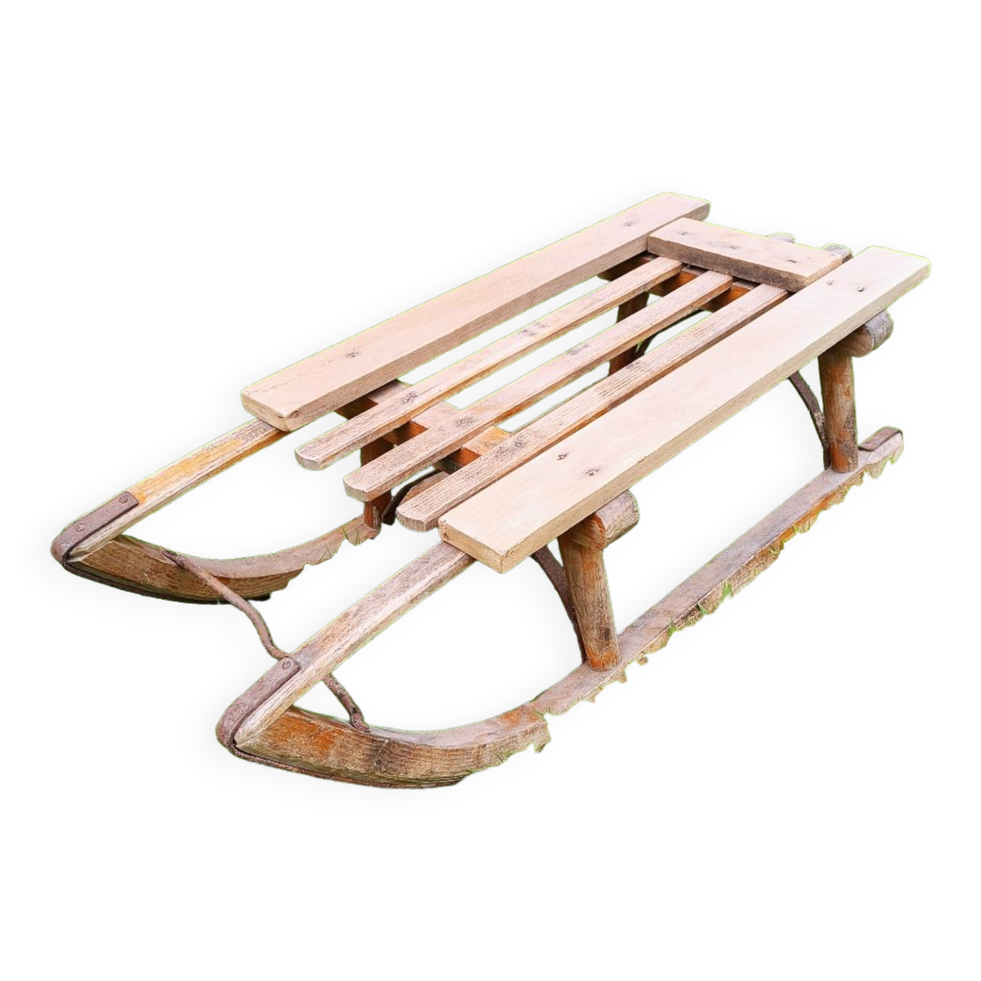 Wooden sledge