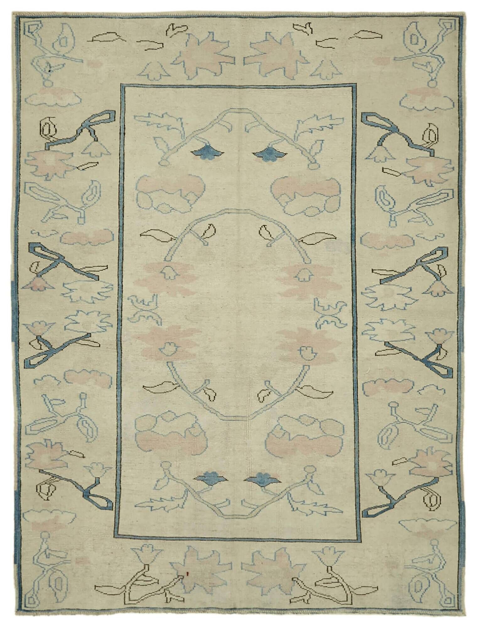 Turkish Vintage Anatolian Rug 169 cm x 231 cm