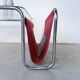 Table basse moderniste Bauhaus en acier tubulaire