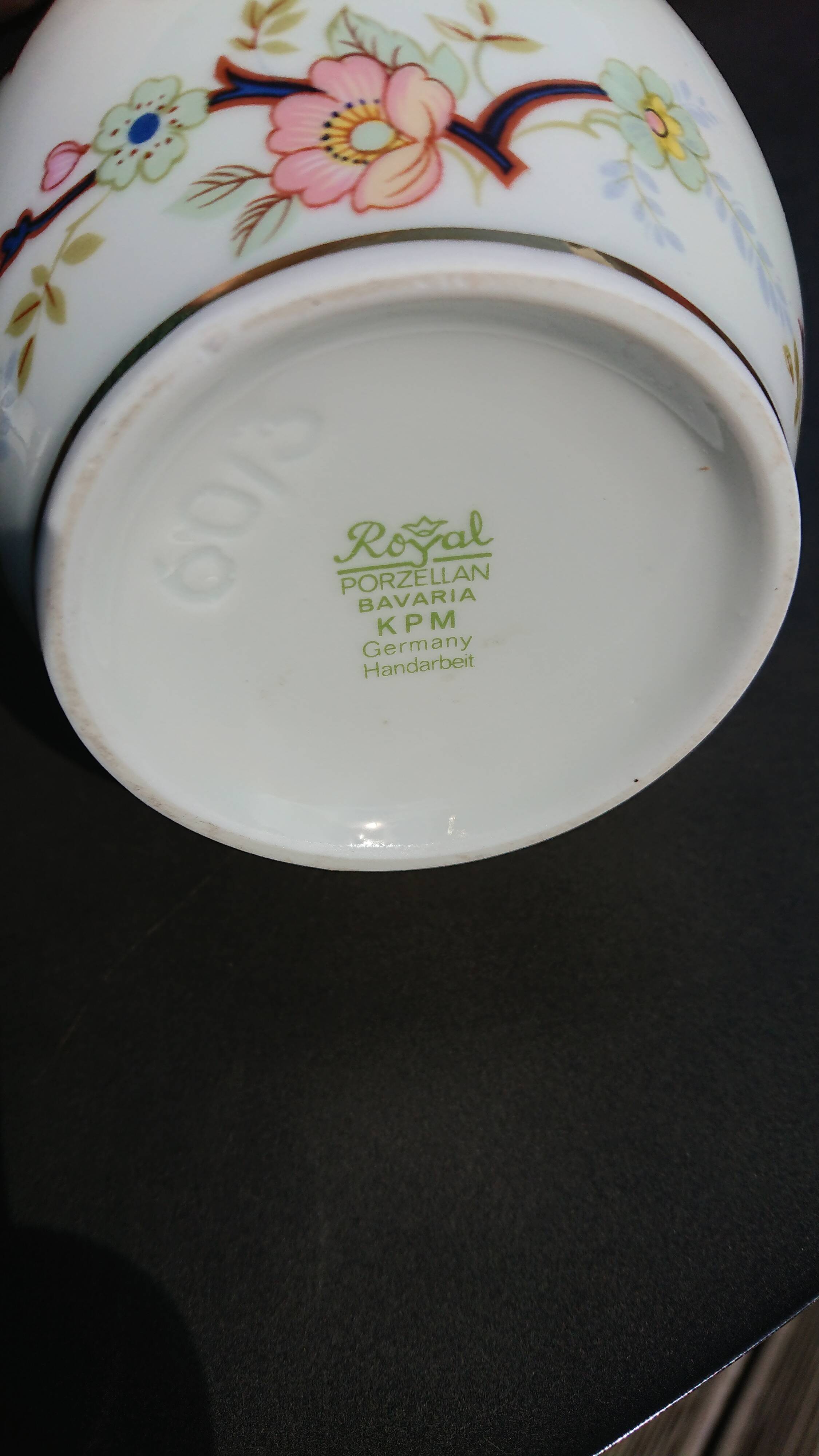 Bavarian porcelain vase