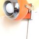 Eye ball wall lamp Space Age orange 60s