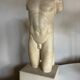 Buste d'Héraclès nu en plâtre XXXL Le Louvre