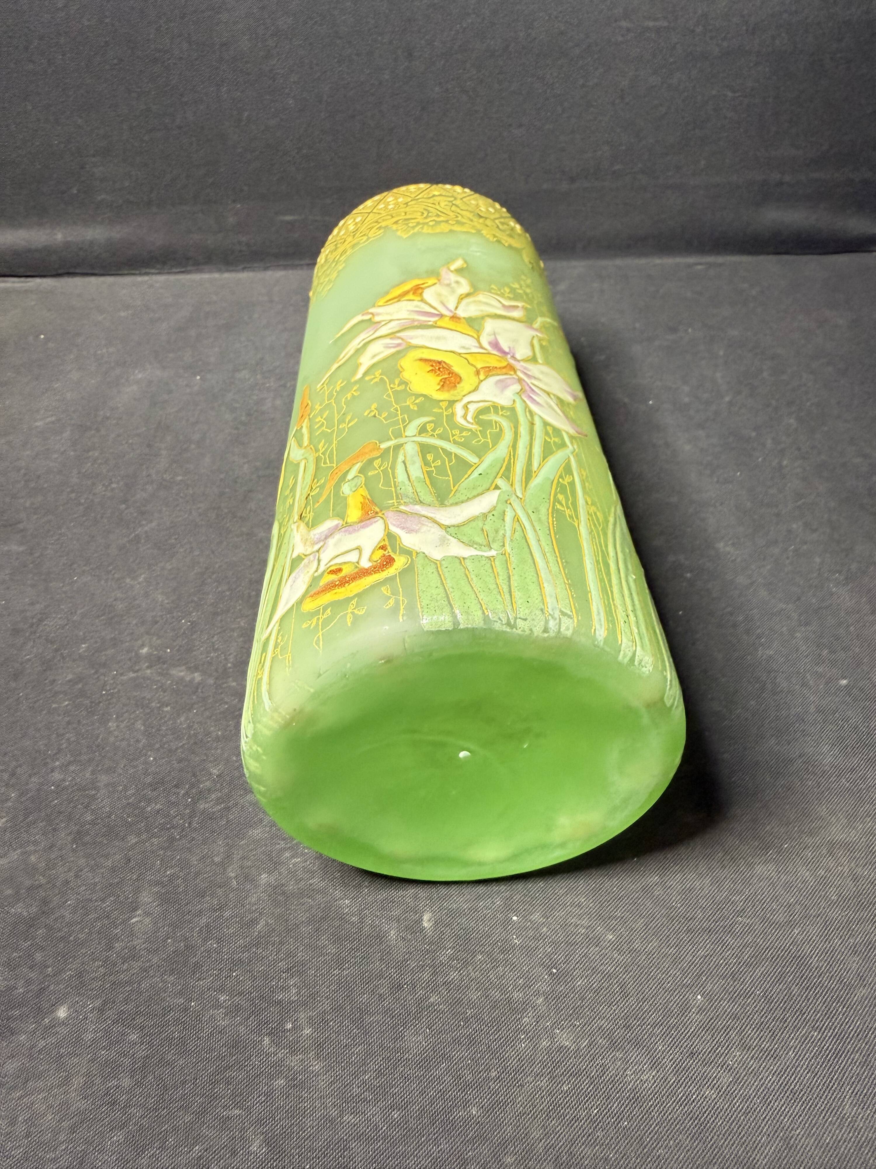 Enamelled vase – FT Legras (1839-1916)