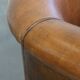 Vintage Sheepskin Leather Club Chair