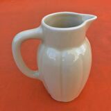 Art Deco Gadrooned Ceramic Pitcher