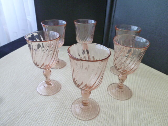 Set of 6 glasses with aperitif or white wine Luminarc Model Rosaline