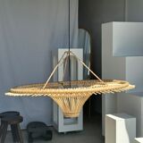 Suspension rattan saucer iron frame D:120 H:60