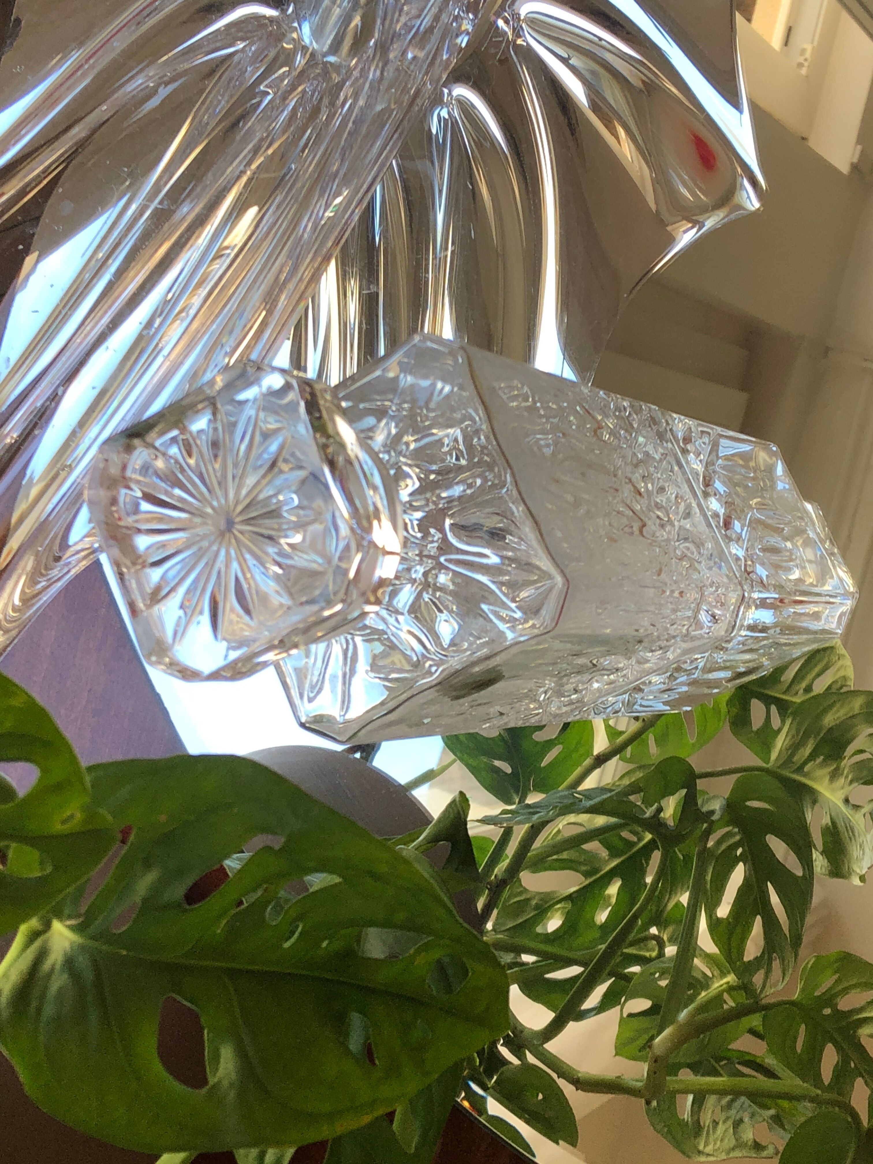 Crystal whisky carafe