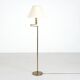1980s patinated brass reading lamp