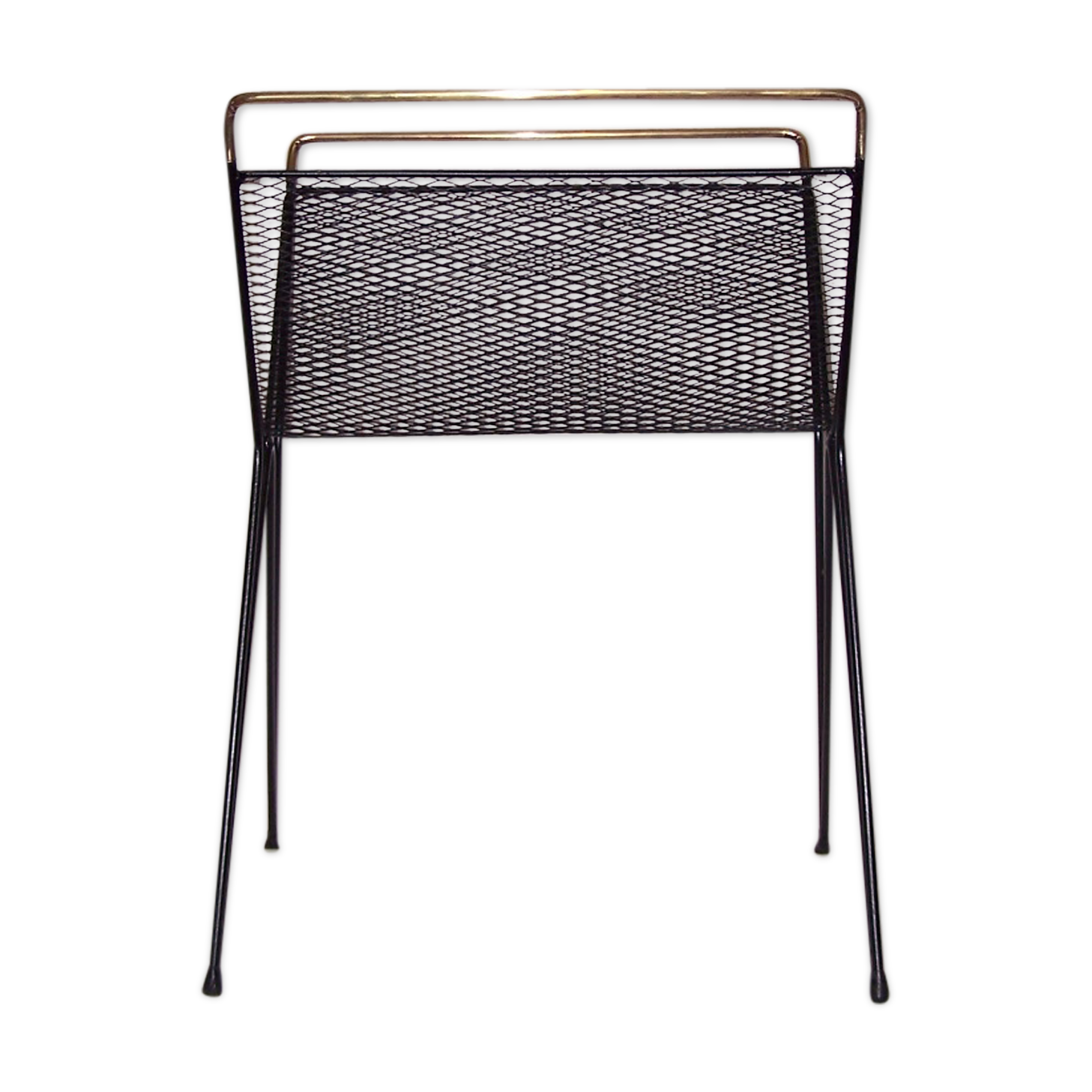 Porte-revue tôle étirée années 50