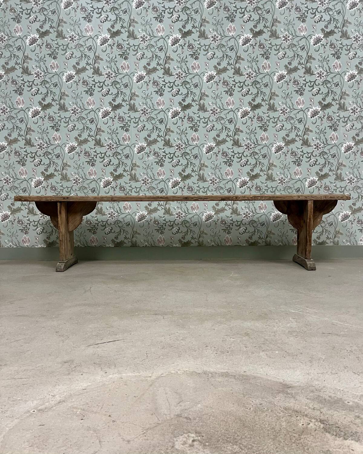 Weathered farm bench