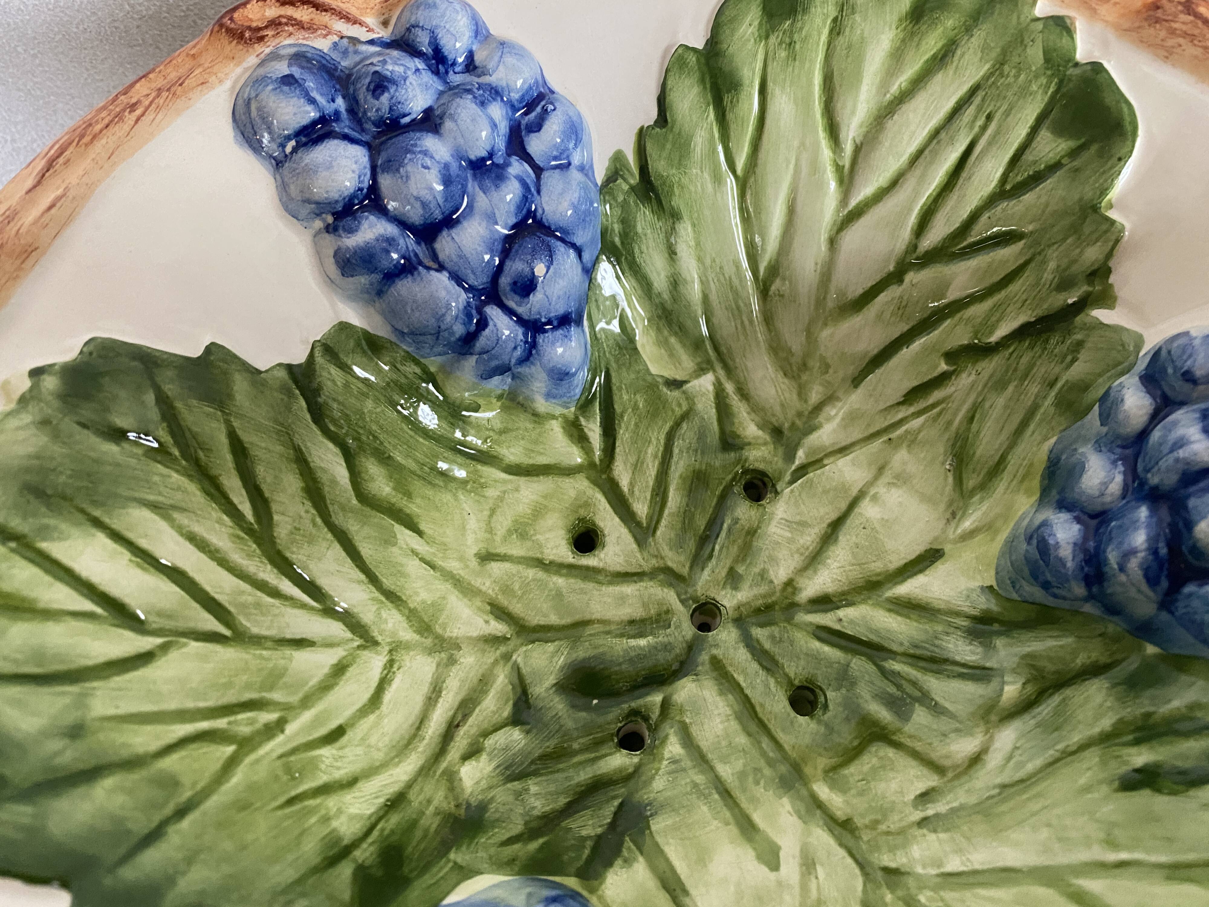 Beautiful vine pattern slip strainer