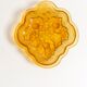 Vintage decorative plate yellow mid-century, Italy, 1960s