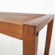 Scandinavian modern teak side table, Denmark 1960's