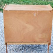Vintage Gérard Guermonprez chest of drawers with 3 compass feet from the 50s