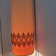 Vintage aluminum table lamp
