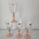 Set of 4 Rosaline Luminarc wine glasses