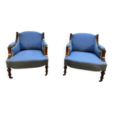 Pair of armchairs - bergères from the Napoléon III period