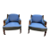 Pair of armchairs - bergères from the Napoléon III period