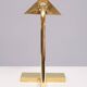 Lampe de table vintage en laiton 1960 Suisse