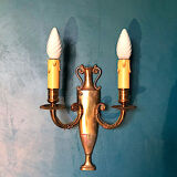 Paire d'appliques directoire en bronze