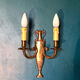 Paire d'appliques directoire en bronze