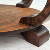 1950s, Danish artdeco coffee table, oak wood.
