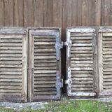 Set of 10 PAIRS of antique 19th-century shutters