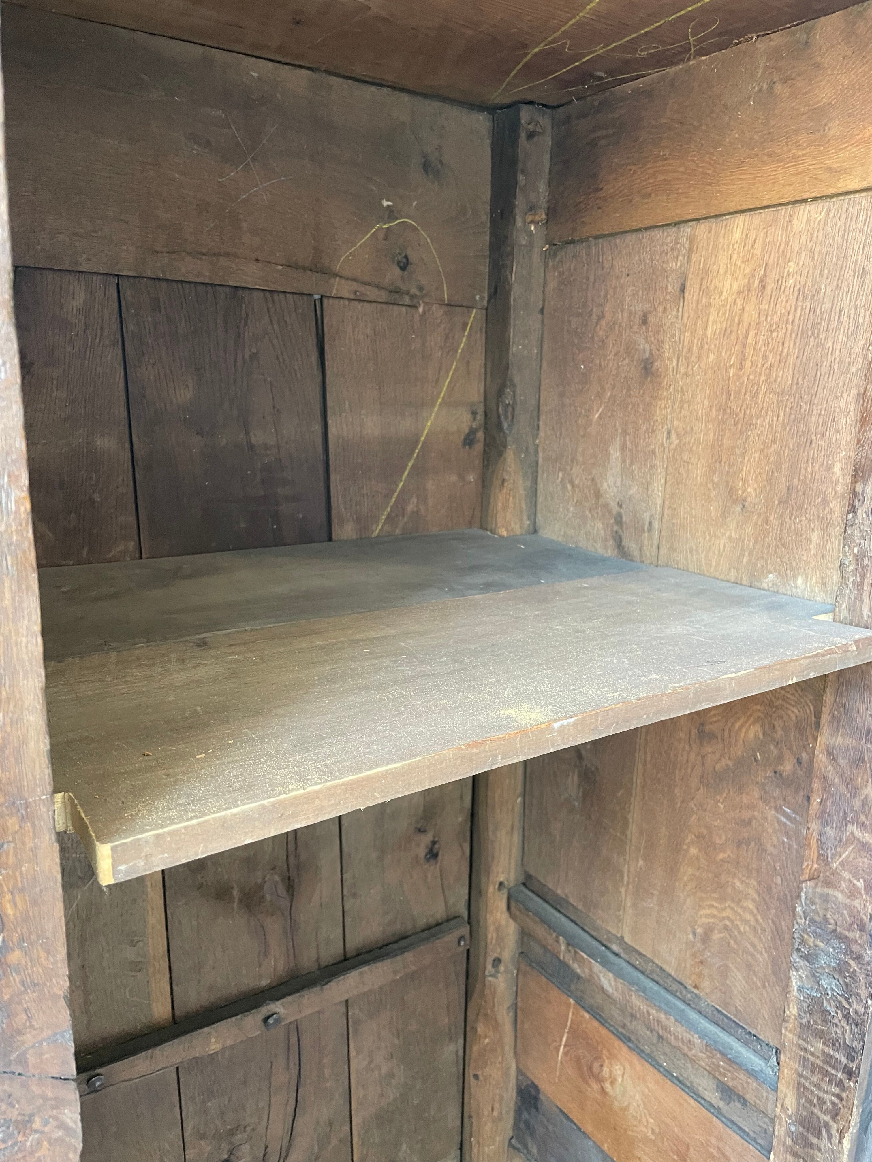 Savoyard solid oak cabinet XVIIIth