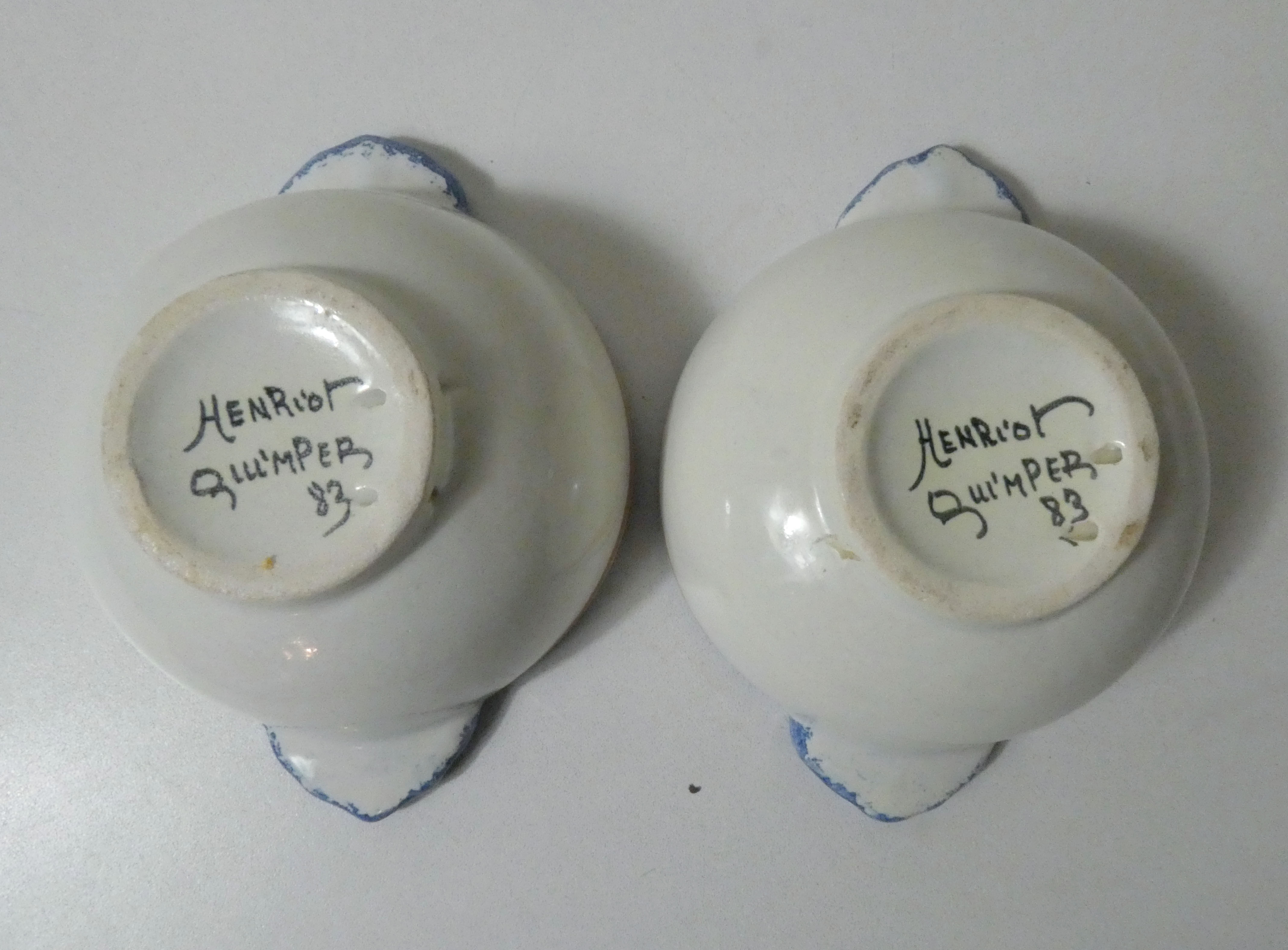 Henriot Quimper 2 bowls